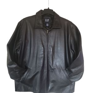 MENS GAP LEATHER JACKET